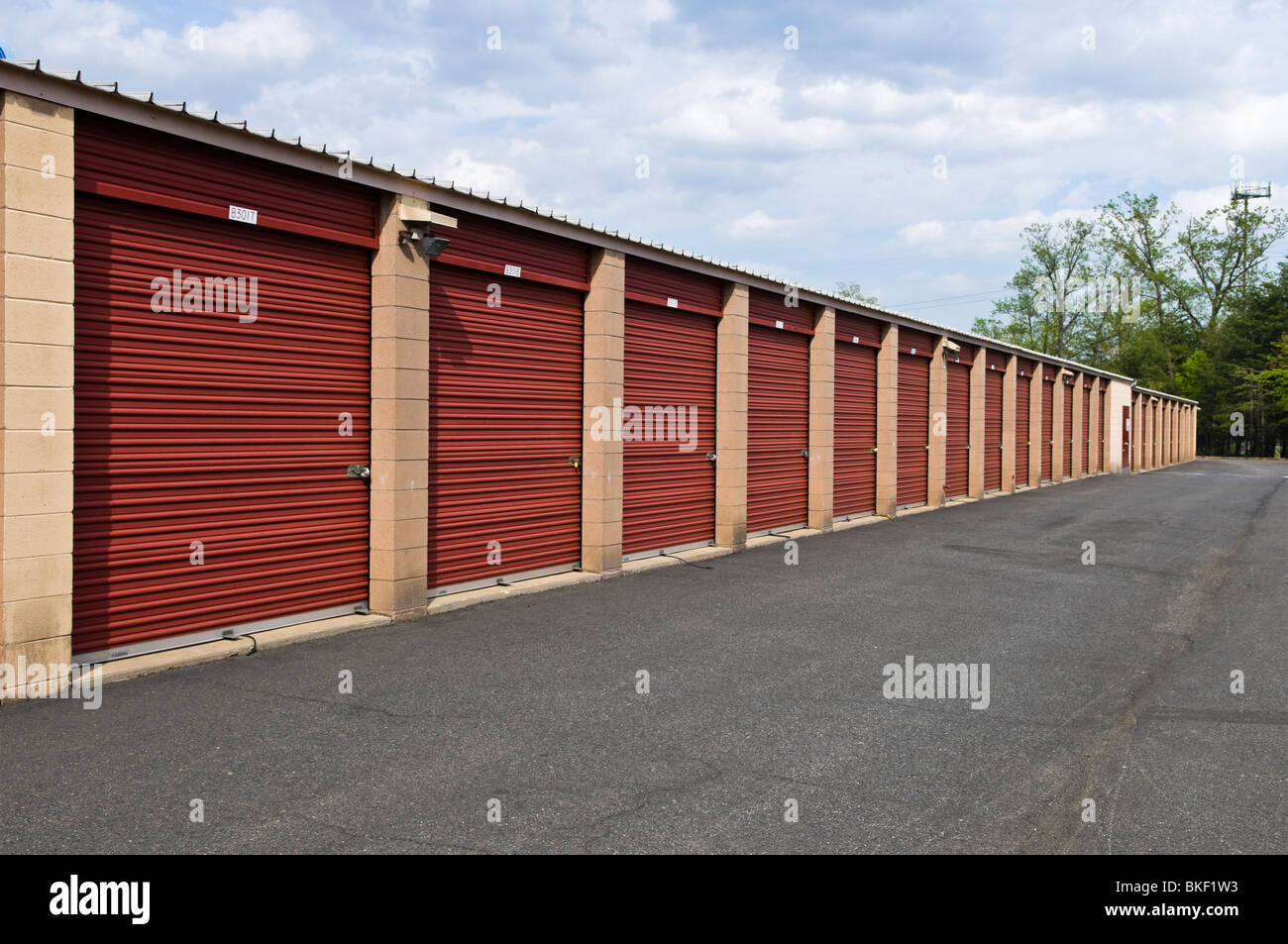 Speicher Türen, Außenansicht. Stockfoto