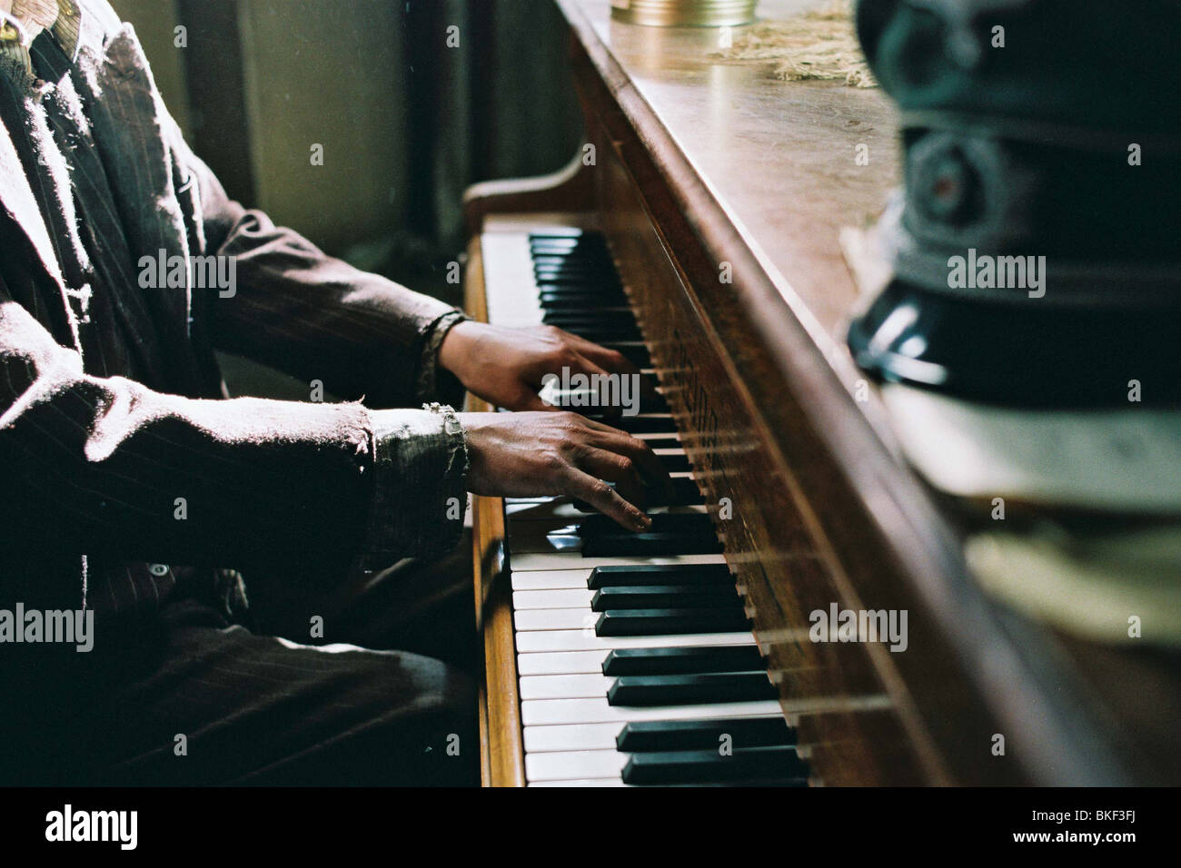 DER PIANIST-2002 Stockfoto