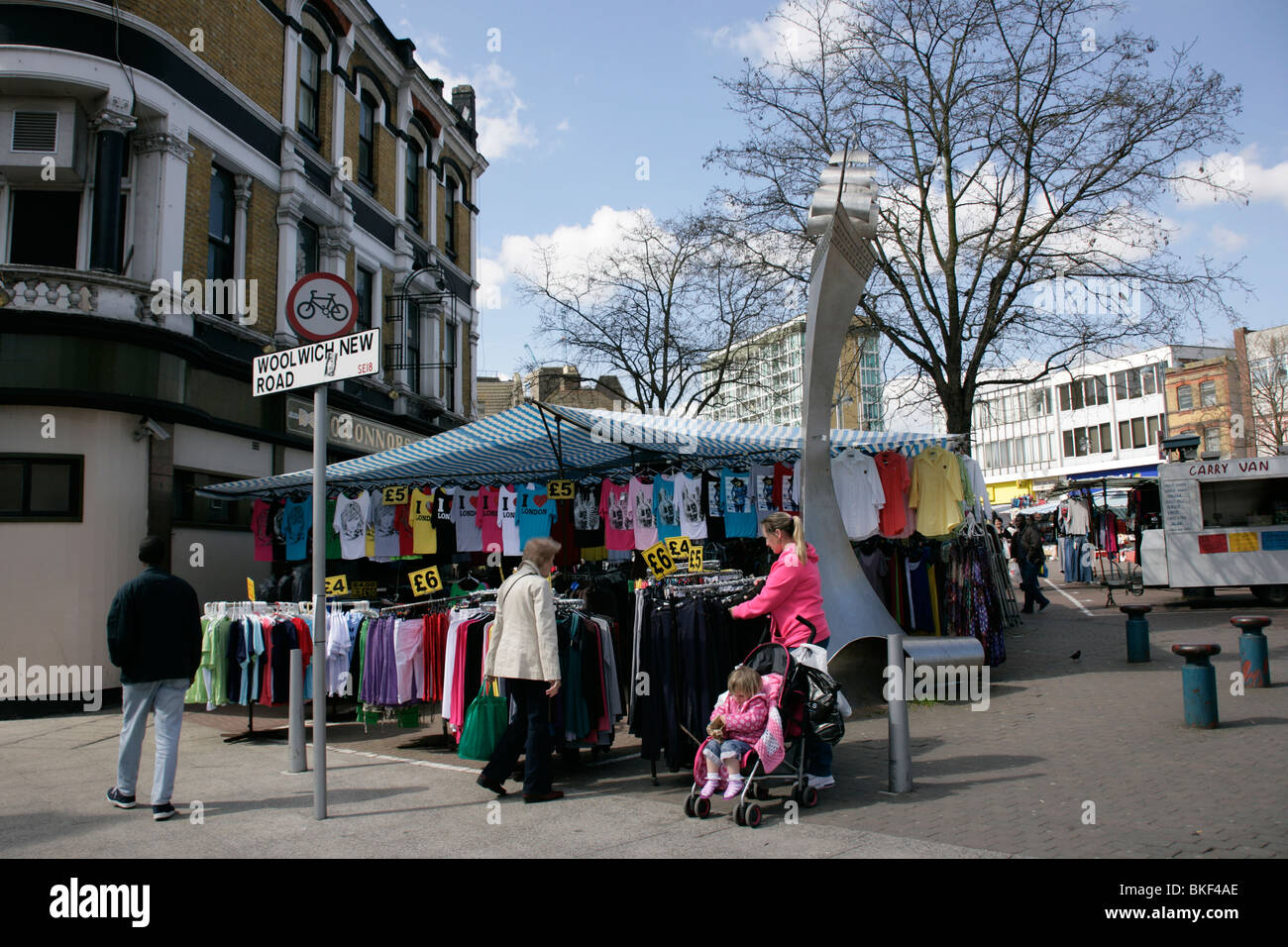 Woolwich Markt, Woolwich, Südost-London, UK Stockfoto