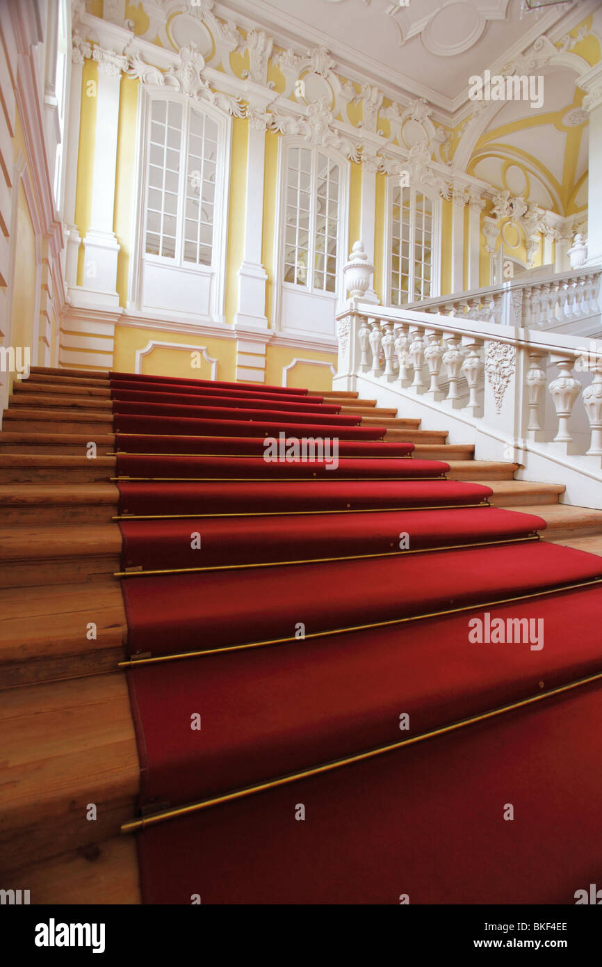 Rundale Palace ist eines der herausragendsten Bauwerke des Barock und Rokoko-Kunst in Lettland. Stockfoto