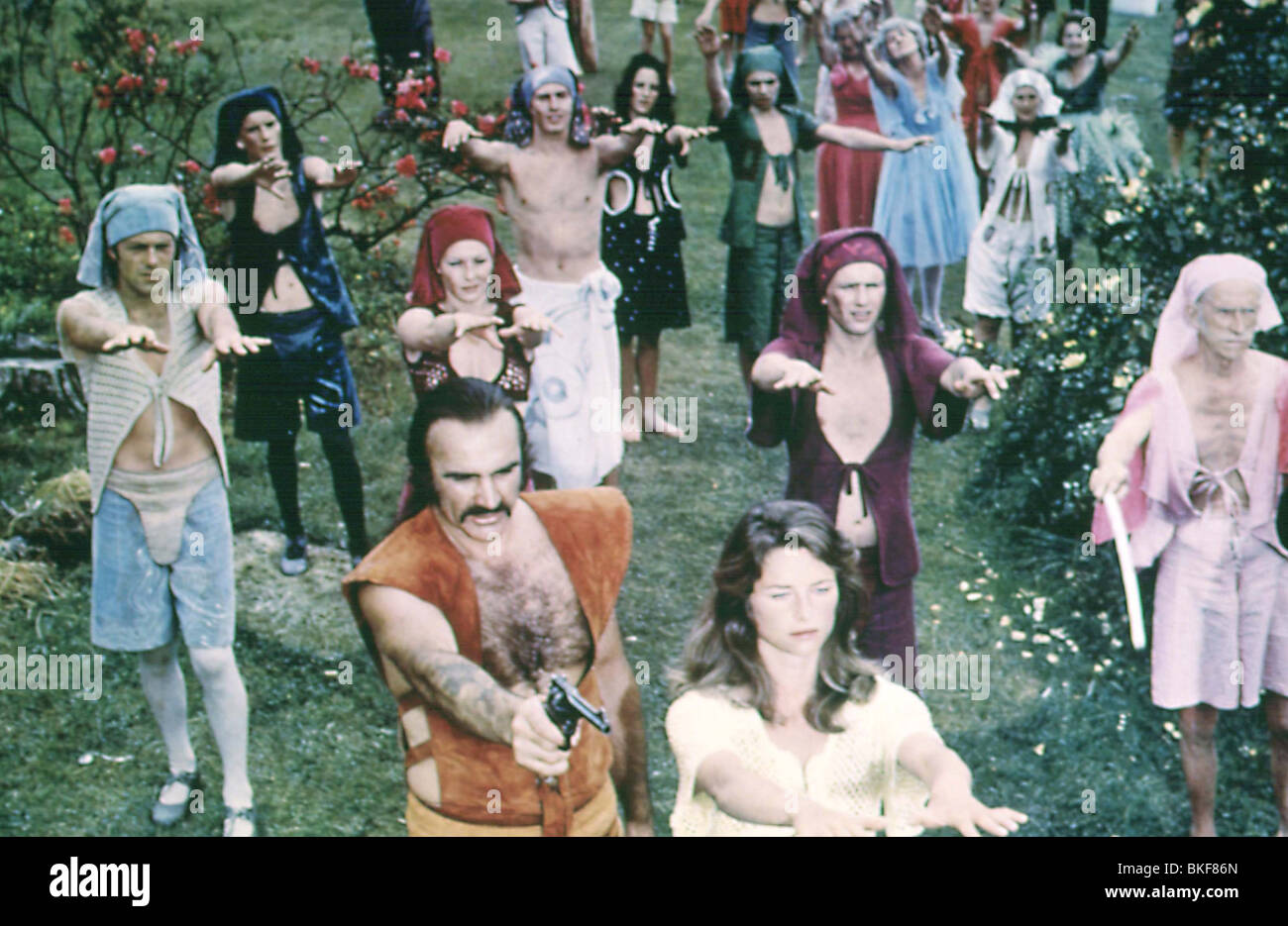 ZARDOZ (1973) SEAN CONNERY, CHARLOTTE RAMPLING ZARZ 007 Stockfotografie