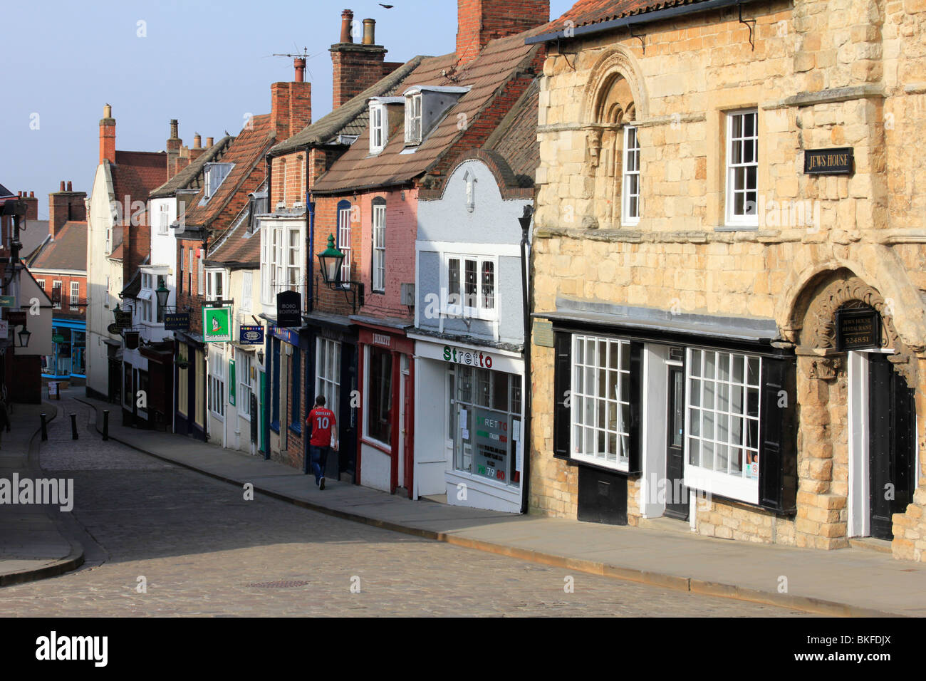 Lincoln Town Center Lincolnshire England uk gb Stockfoto