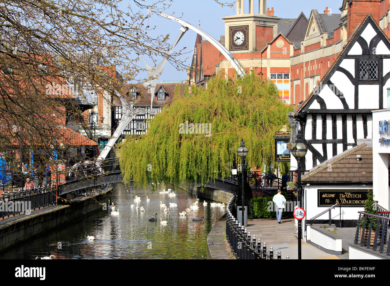 Lincoln Town Center Lincolnshire England uk gb Stockfoto