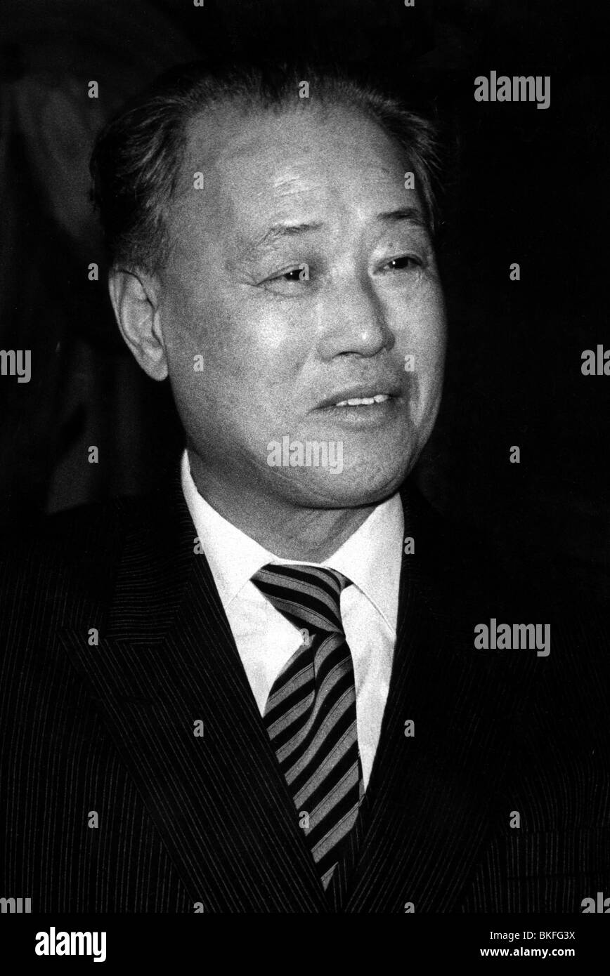 Zhao Ziyang, 17.10.500 - 17.1.2005, chinesische Politikerin (Kommunistische Partei Chinas), Premier 1980 - 1987, Porträt, Besuch in München, Deutschland, 13.6.1985, Stockfoto