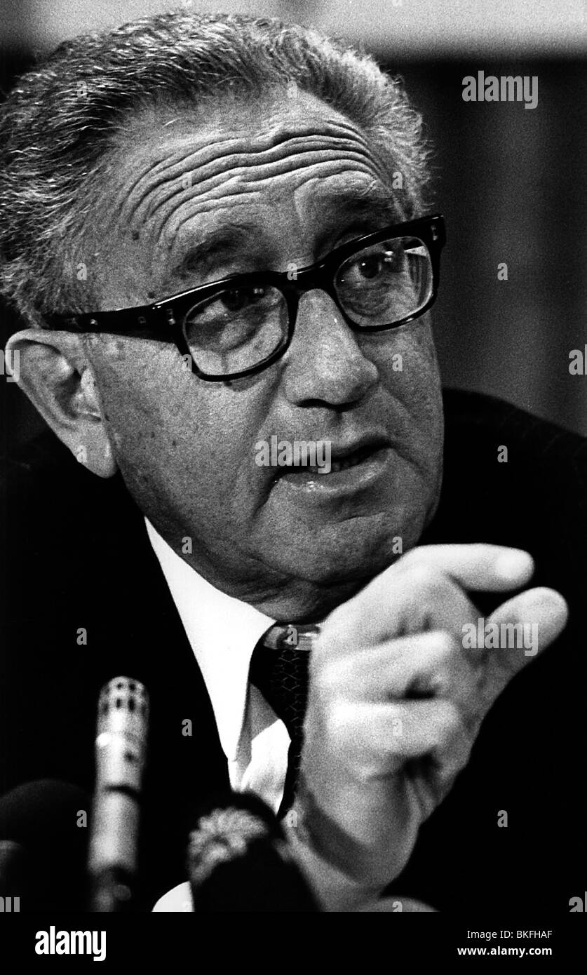 Kissinger, Henry Alfred, * 27,5.1923, US-amerikanischer Politiker, Historiker, Porträt, 1990er Jahre, Stockfoto