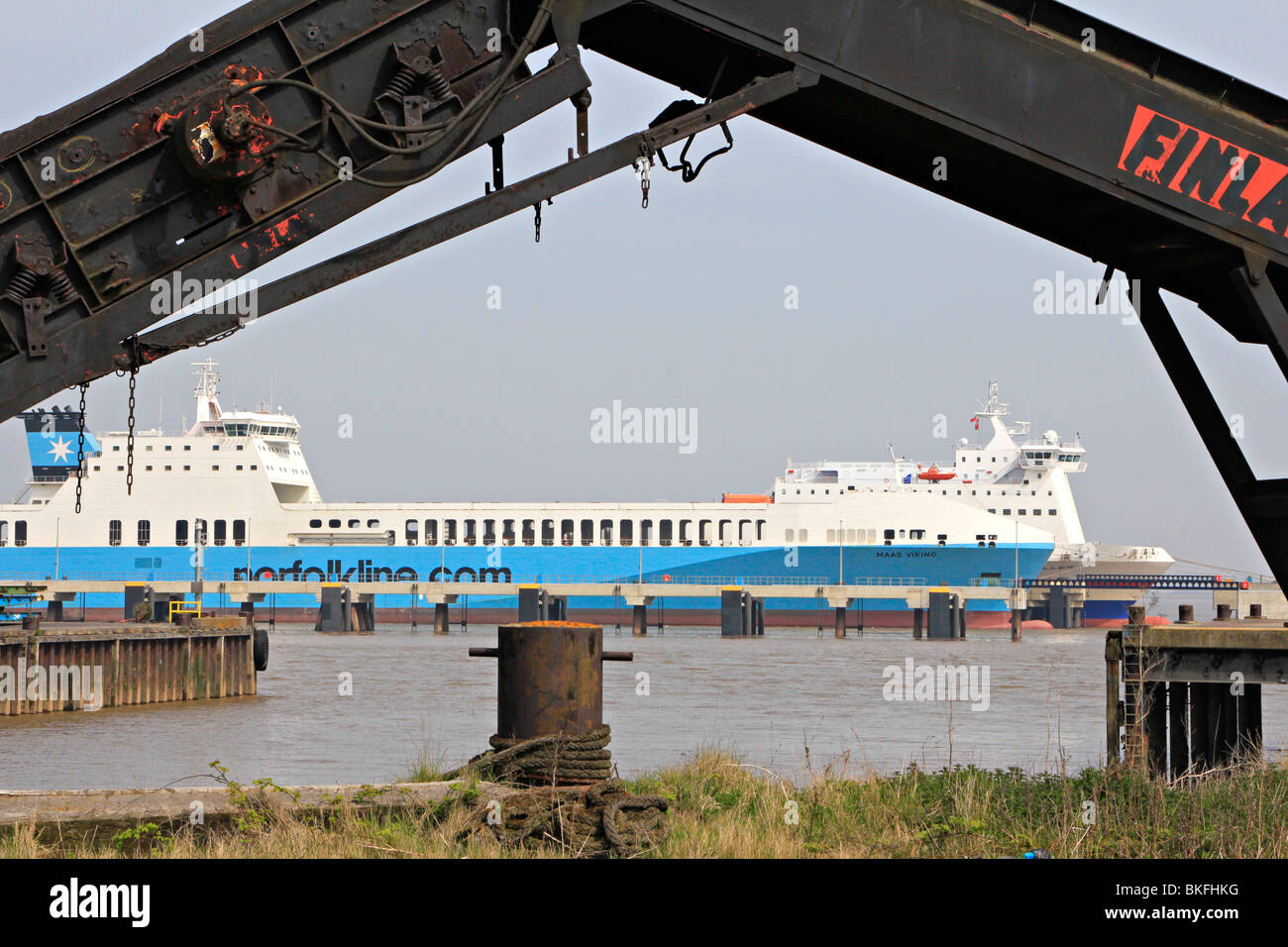 Humber Sea terminal Immingham dockt Lincolnshire Humberside England uk gb Stockfoto