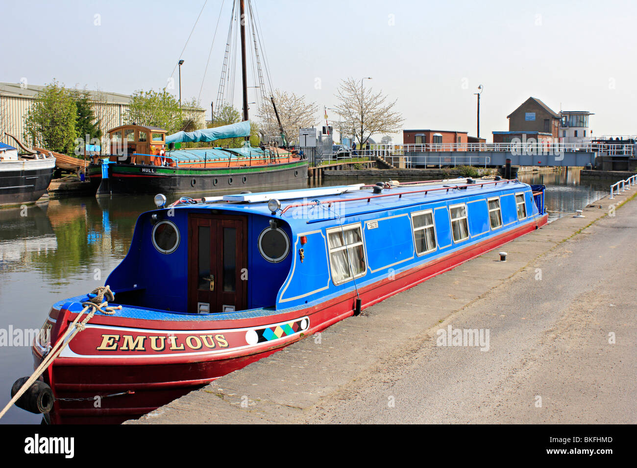 Keadby Lincolnshire Stainforth und Keadby Kanal. England-uk-gb Stockfoto