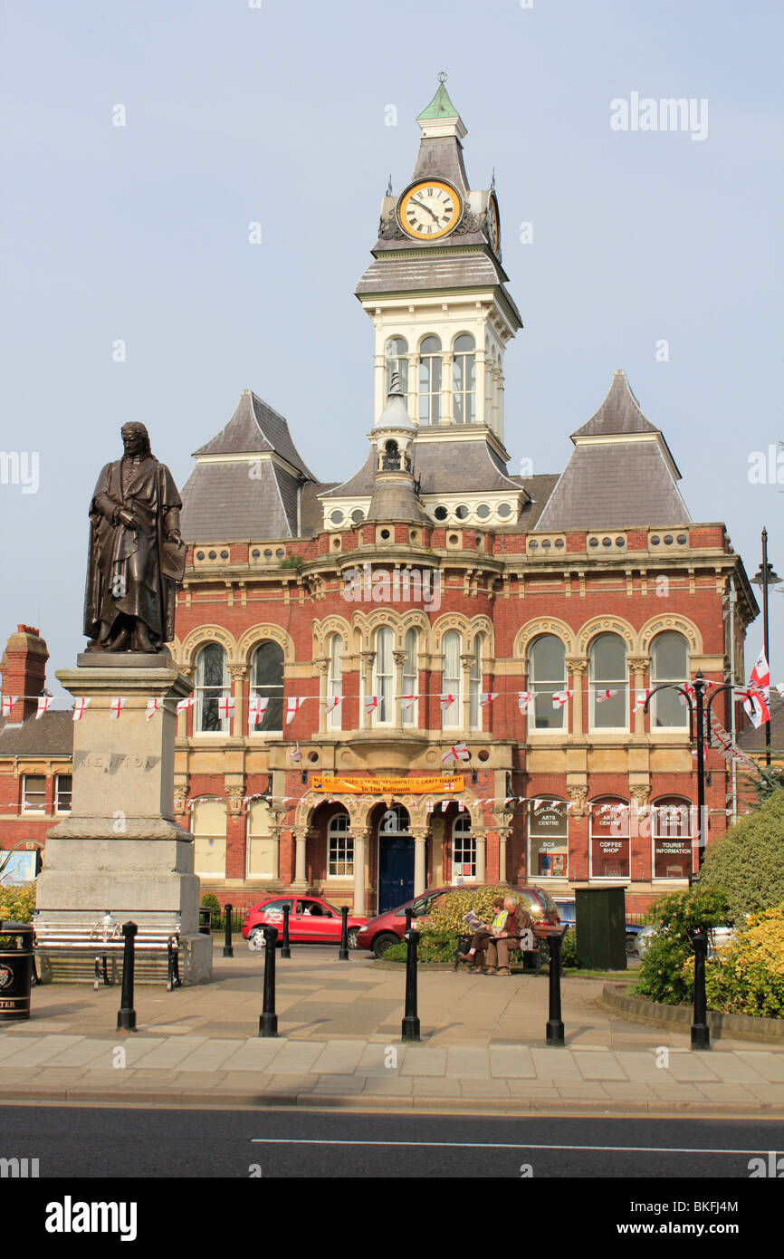 Grantham Town Center Stadthalle Guildhall Lincolnshire England uk gb Stockfoto