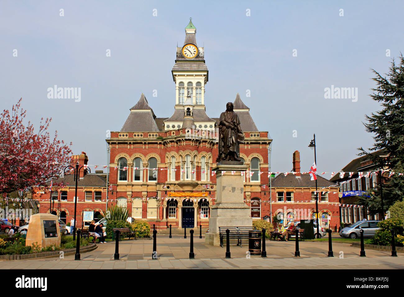 Grantham Town Center Stadthalle Guildhall Lincolnshire England uk gb Stockfoto