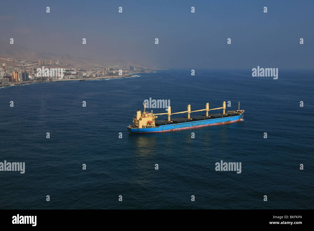 Luftaufnahme von Antofagasta, Chile Stockfoto