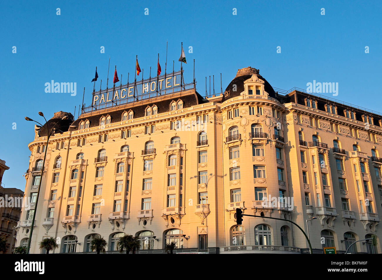 Westin Palace Hotel, Madrid, Spanien Stockfoto