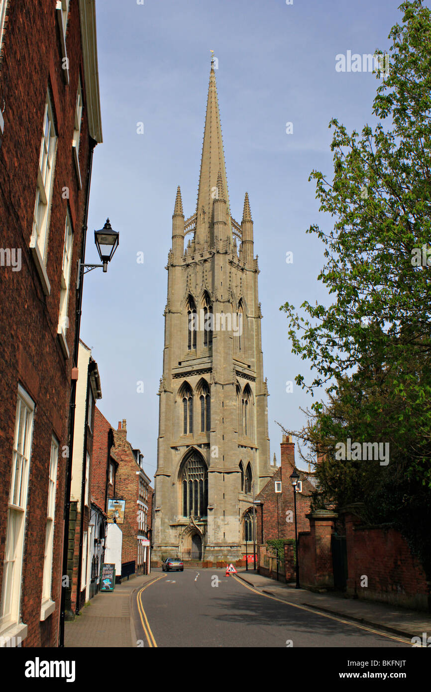 St. James Kirche Louth Stadtzentrum Hautpstraße Lincolnshire England uk gb Stockfoto
