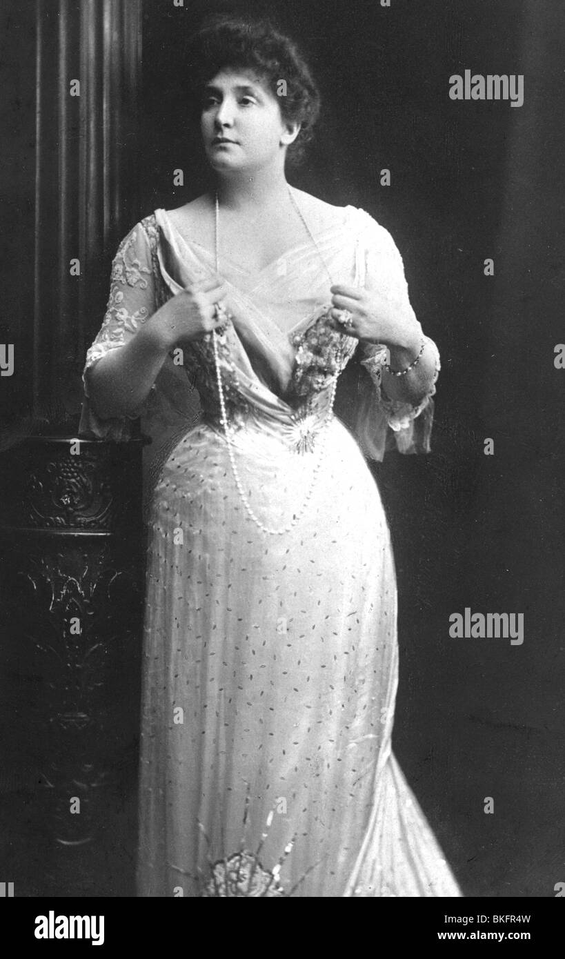 DAME NELLIE MELBA - australische Sopranistin (1861-1931) Stockfoto
