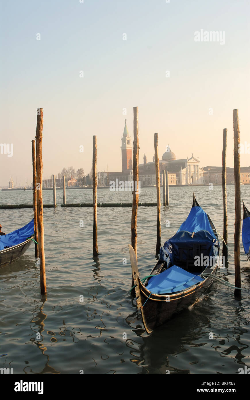 Gondel am Grand Canale, Venedig (Italien) Stockfoto