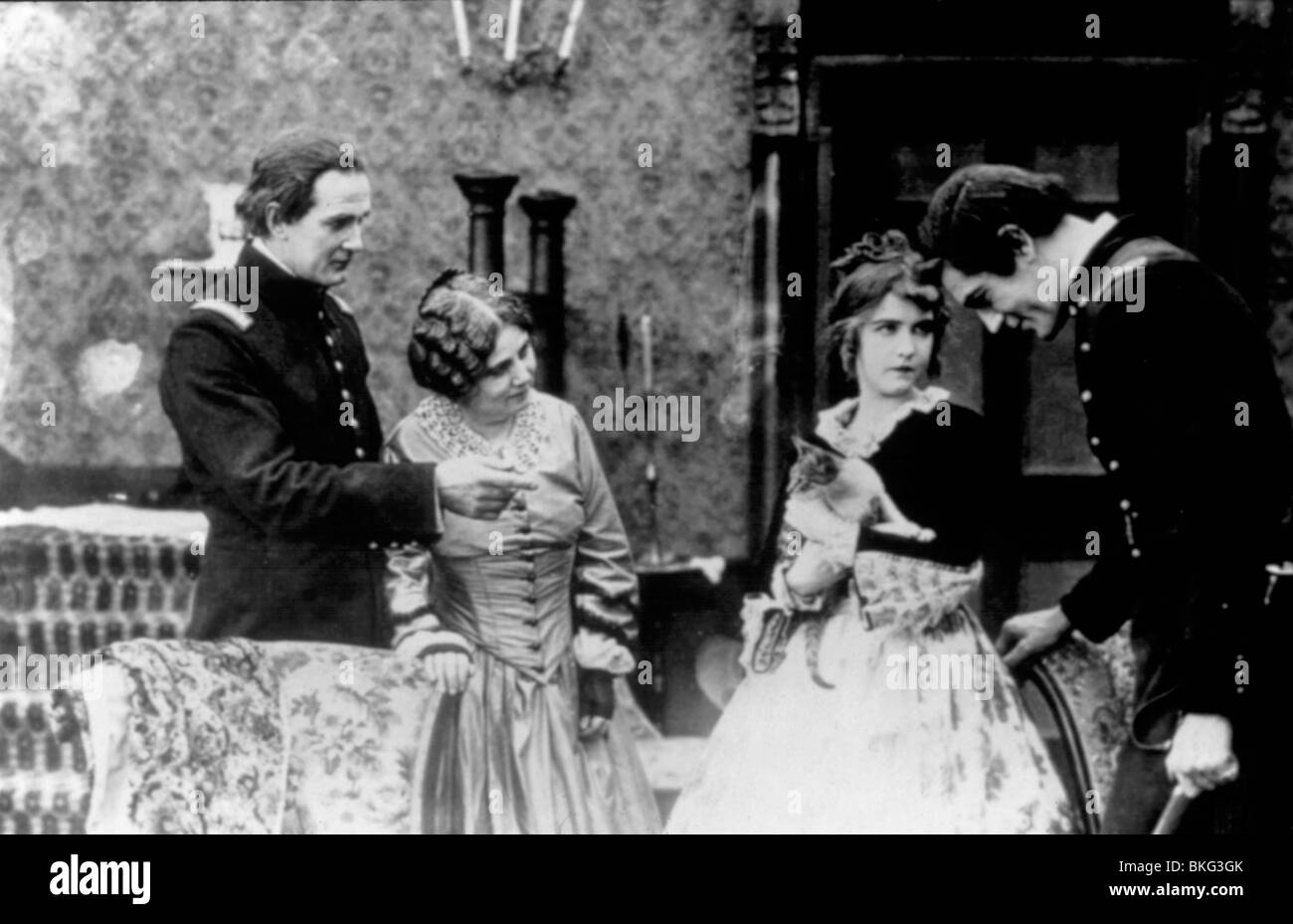 DIE GEBURT EINER NATION (1915) HENRY B WALTHALL, MAE MARSH, LILLIAN GISH, ROBERT HARRON, D W GRIFFITH (DIR) BOAN 001 Stockfoto