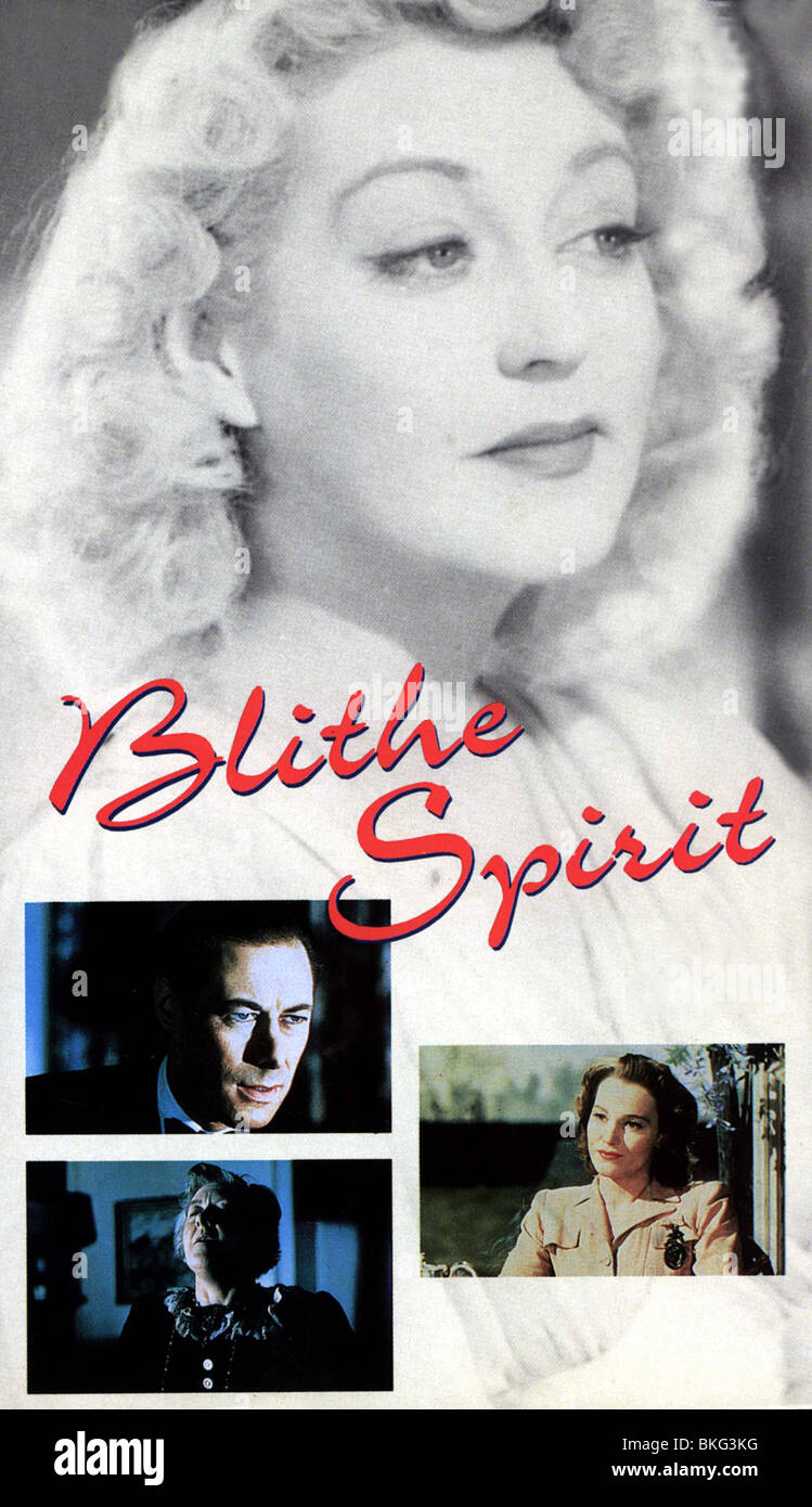 BLITHE SPIRIT-1945 POSTER Stockfoto