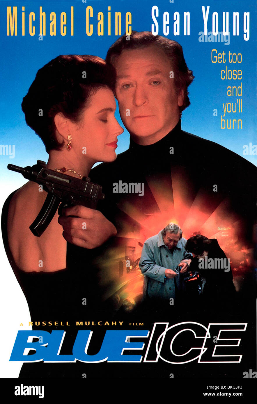 BLUE ICE-1992 POSTER Stockfoto