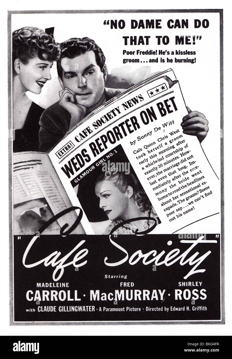 CAFE SOCIETY1939 POSTER Stockfotografie Alamy