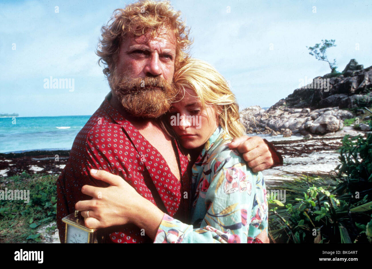 Castaway 1986 Oliver Reed Amanda Donohoe Cst 010 Stockfotografie Alamy