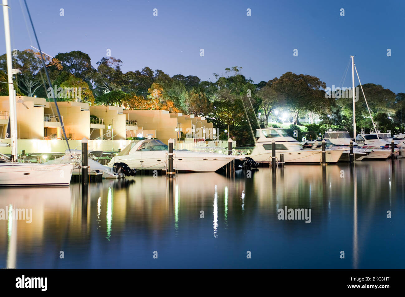 Wooloomooloo direkt am Meer, private Häuser, Sydney, New South Wales, Australien. Stockfoto