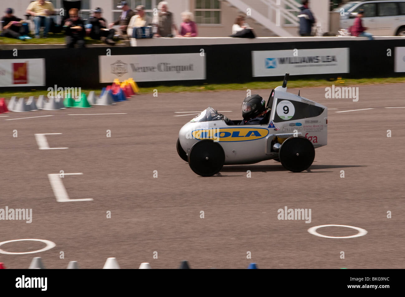 Elektro-Auto Racing Championship Greenpower in Goodwood Sussex UK Stockfoto
