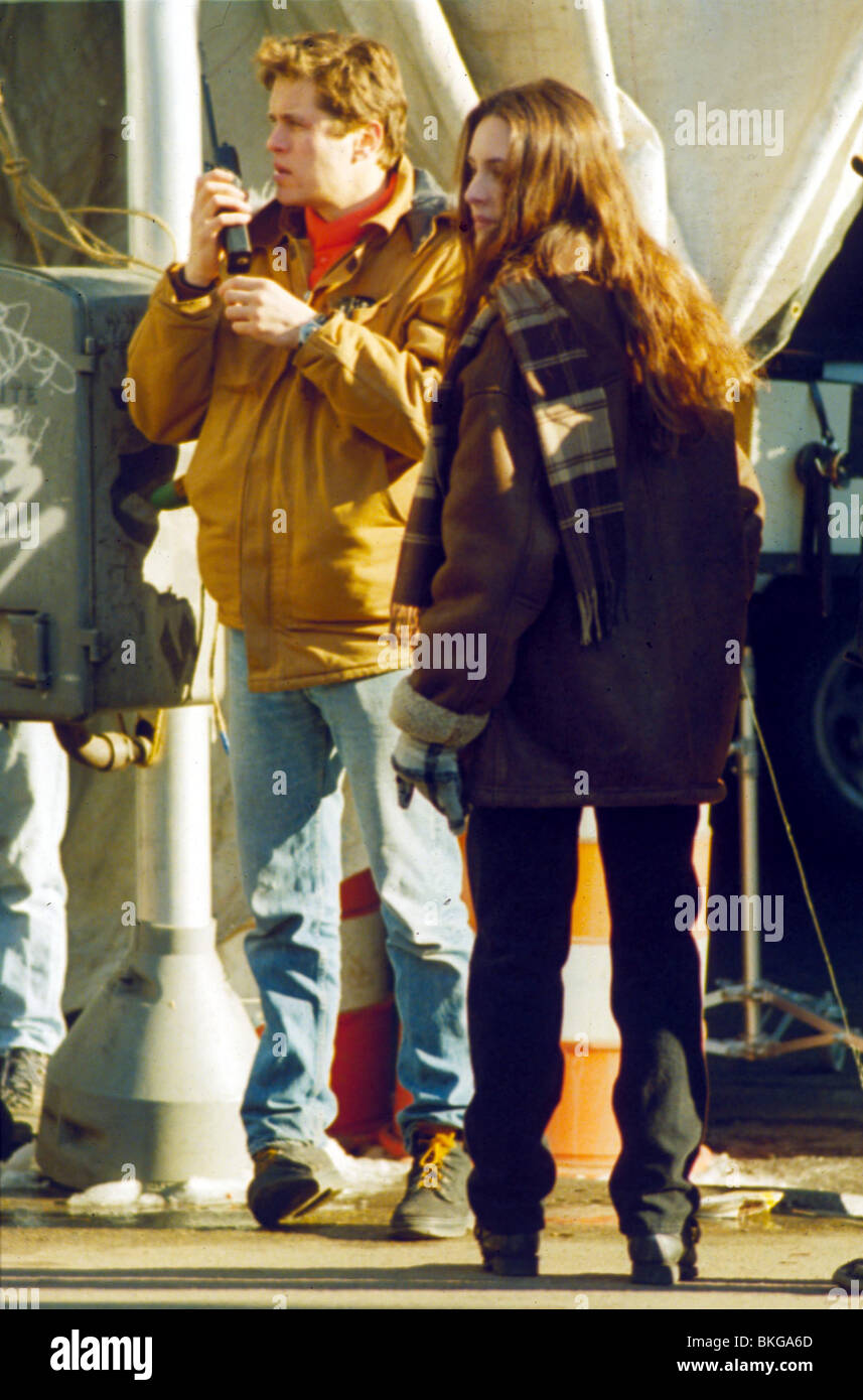 DREHORT PRODUKTION (ALT) (ALT) HINTER DEN KULISSEN (ALT) AM SET (ALT) O/S "TWELVE MONKEYS" (1995) MIT MADELEINE STOWE Stockfoto