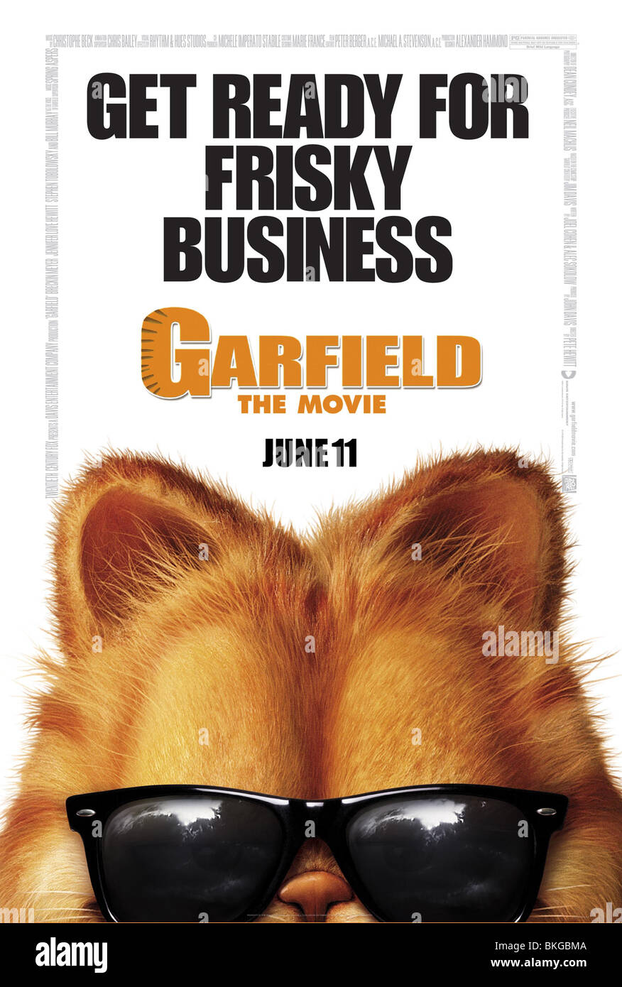 GARFIELD: DER FILM (2004) PLAKAT GARF 001-POST Stockfoto