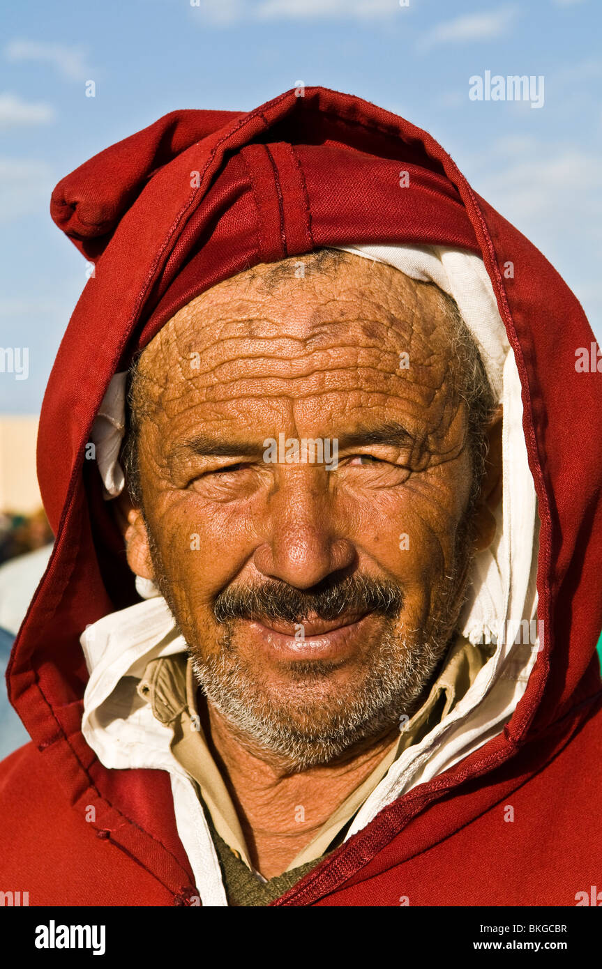 Porträt eines Mannes, Berber. Stockfoto