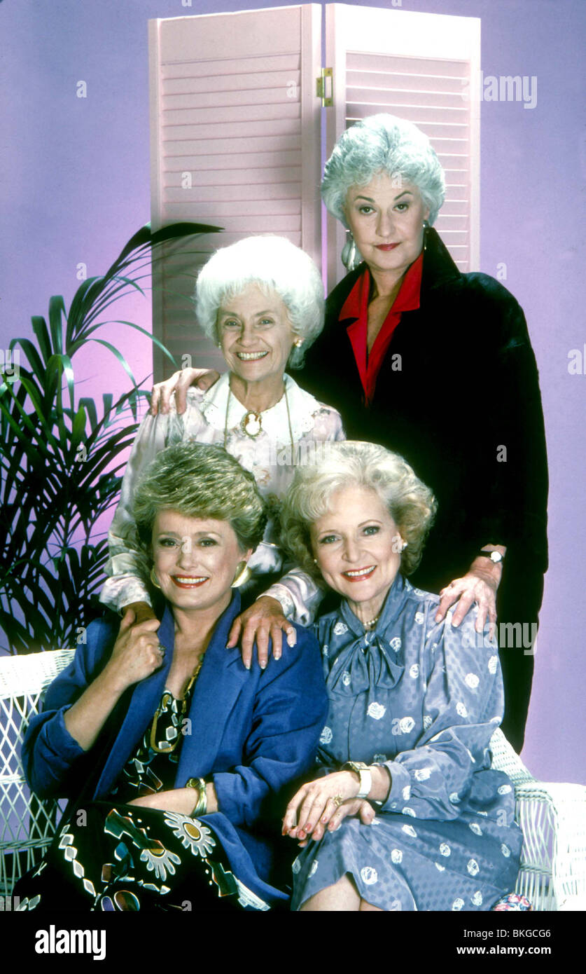 GOLDEN GIRLS (TV) RUE MCCLANAHAN, ESTELLE GETTY, BETTY WHITE, BEA ARTHUR GLG 008 Stockfoto