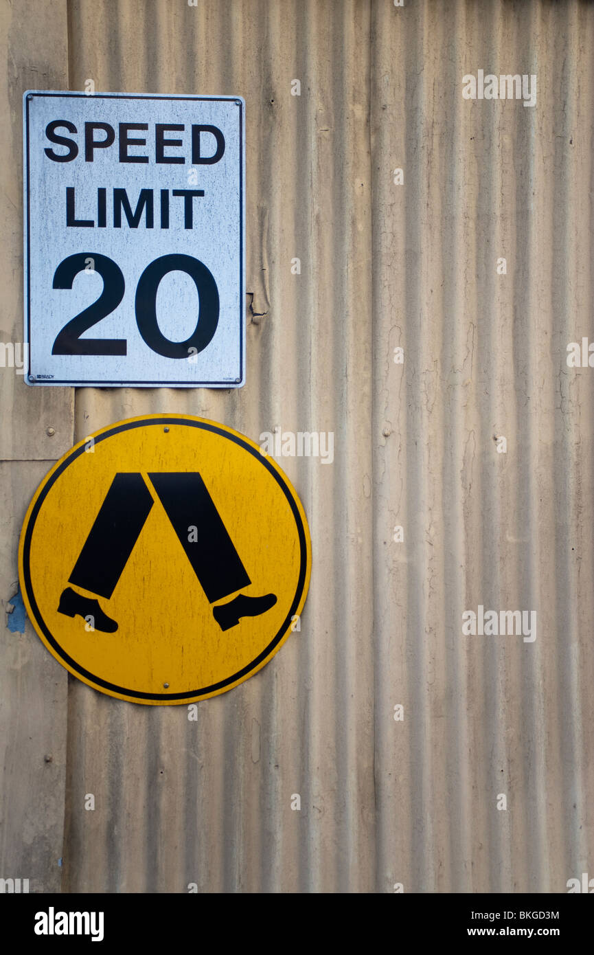 Zeichen, Oakvale Keller, Hunter Valley, New-South.Wales, Australien. Stockfoto