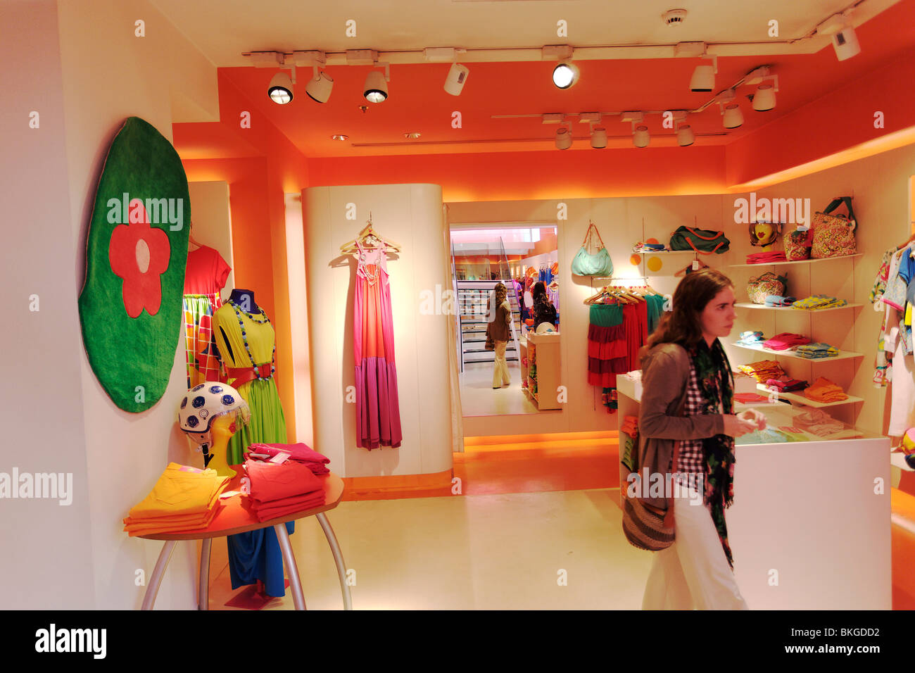 Agatha Ruiz De La Prada Fashion-Store, Madrid, Spanien Stockfoto