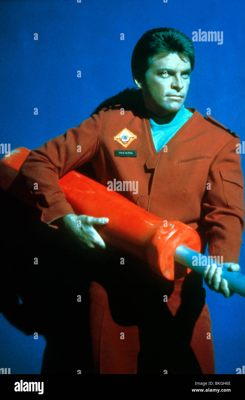 LAND DER RIESEN (TV) GARY CONWAY LOG 006 Stockfoto