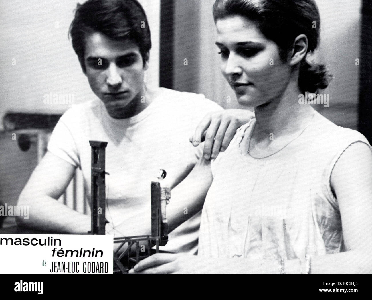 MASKULIN-FEMININ (1966) JEAN-PIERRE LEAUD MCFM 001 P Stockfoto