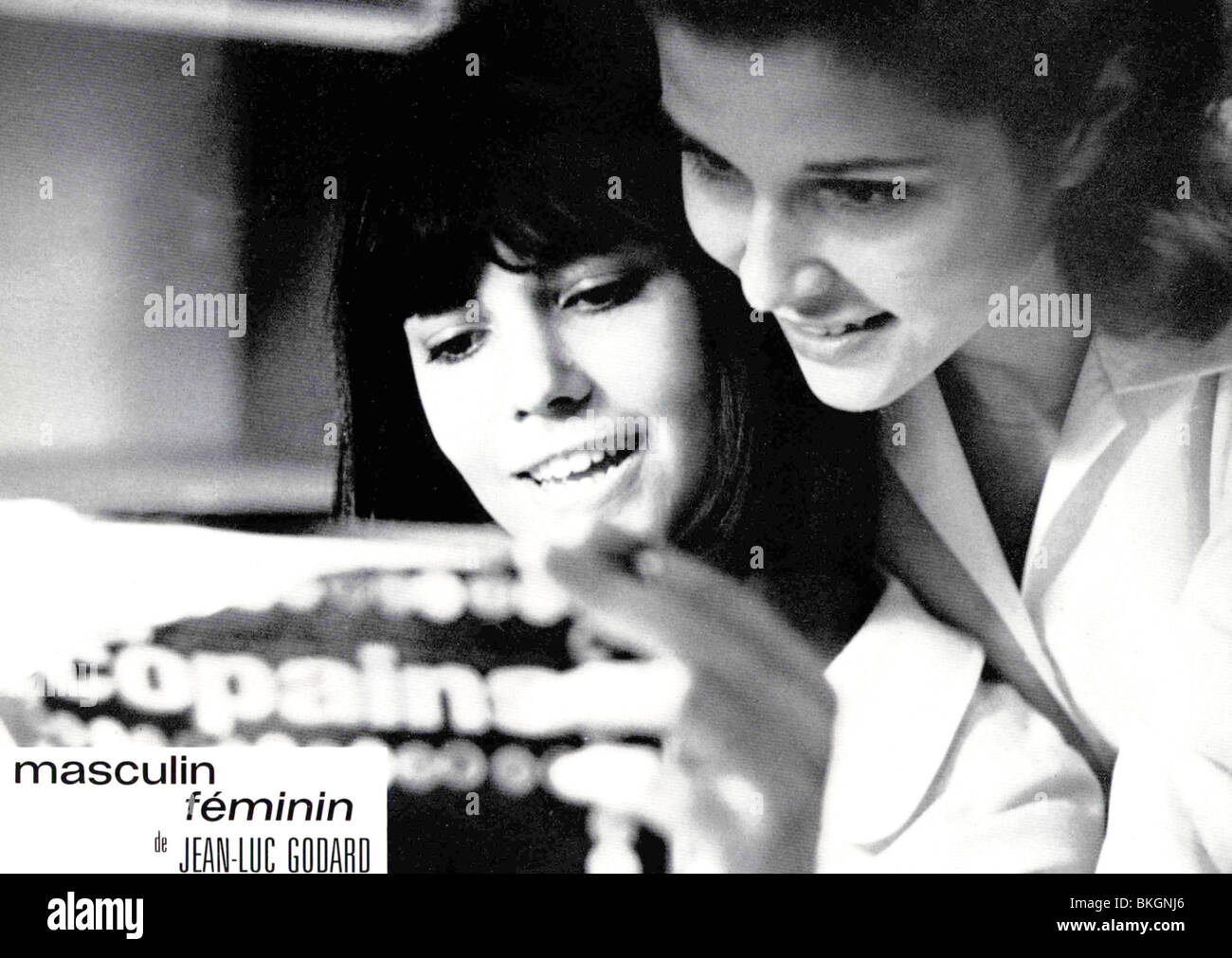 MASKULIN-FEMININ (1966) CHANTAL GOYA, JEAN-LUC GODARD (DIR) MCFM 002 P Stockfoto