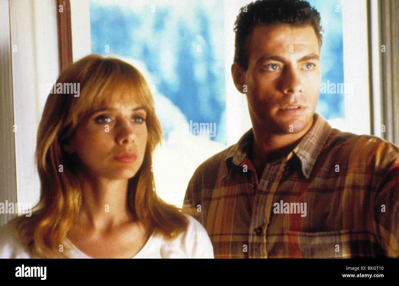 NOWHERE TO RUN (1993) ROSANNA ARQUETTE, JEAN-CLAUDE VAN DAMME NTR 063 Stockfoto