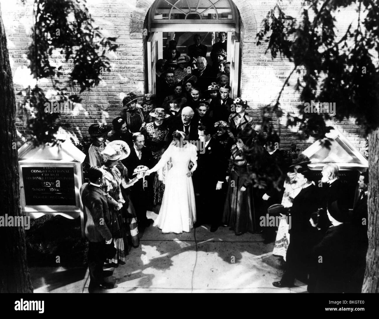 UNSERE STADT-1940 Stockfoto