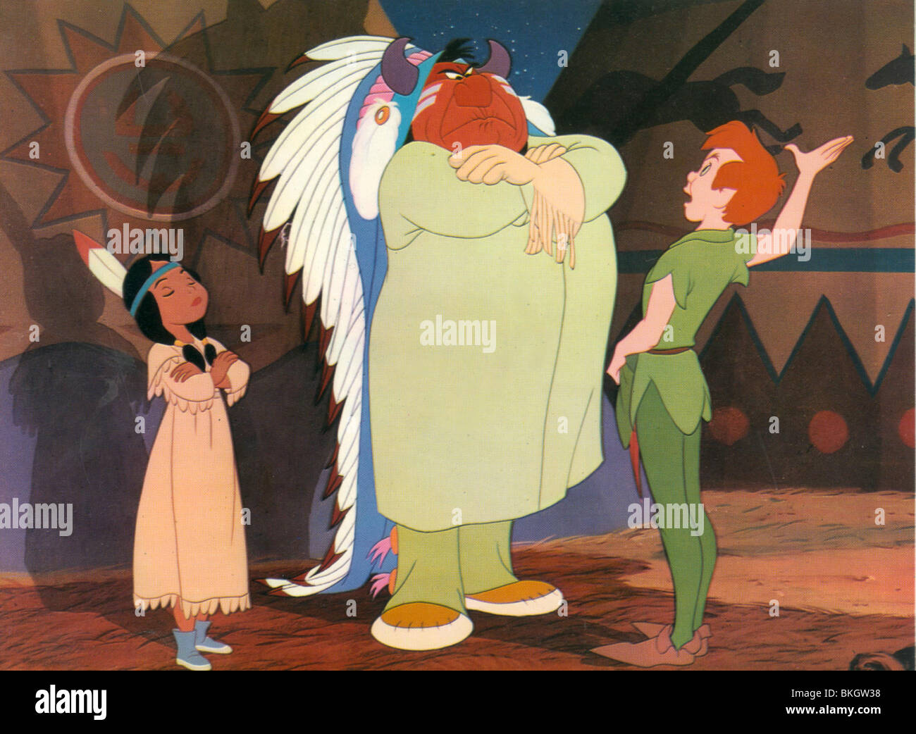 PETER PAN (1953) ANIMIERTE CREDIT DISNEY PTP-019FOH Stockfoto