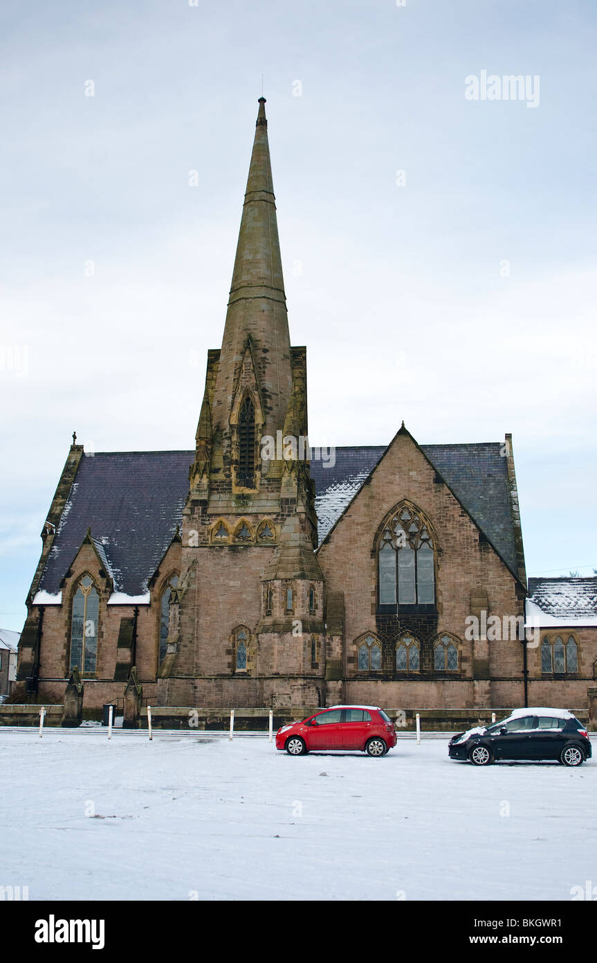 England - Grafschaft Northumberland, Berwick nach Tweed, der Kirche St Andrew Wallace Green und Lowick Church Of Scotland Stockfoto