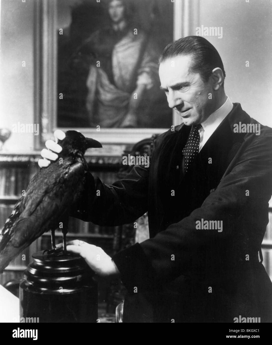 DER RABE-1935 BELA LUGOSI Stockfoto