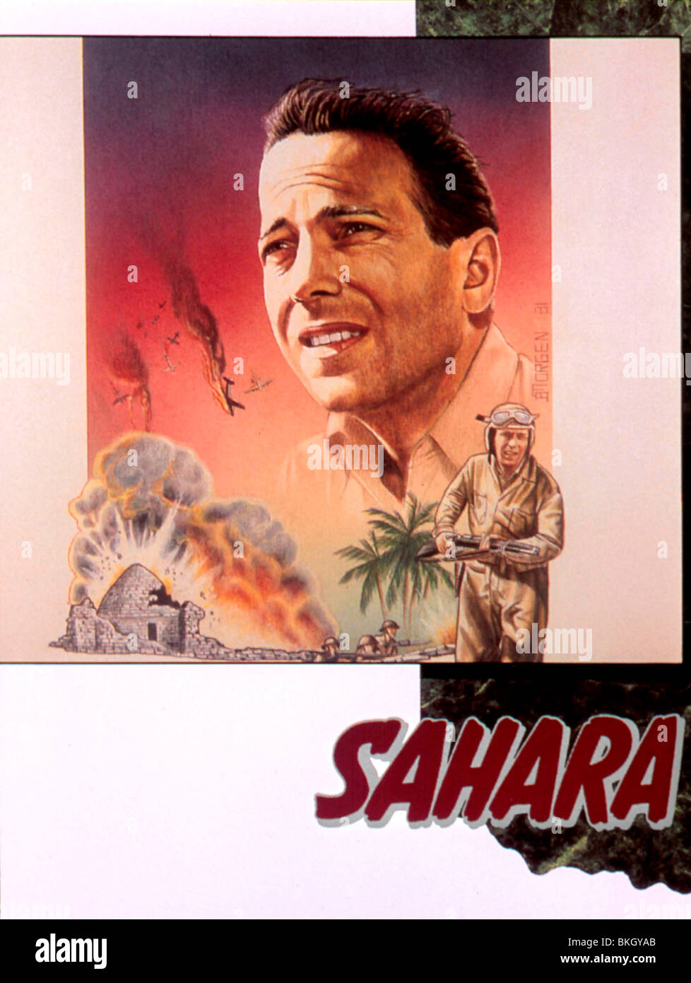 SAHARA-1943 POSTER Stockfoto