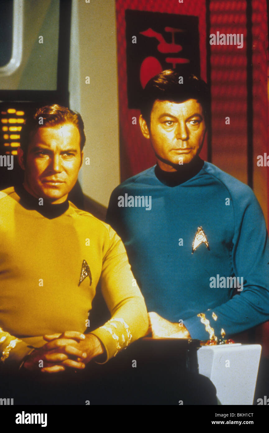 STAR TREK (FERNSEHEN) WILLIAM SHATNER, DEFOREST KELLEY STK 001 Stockfoto