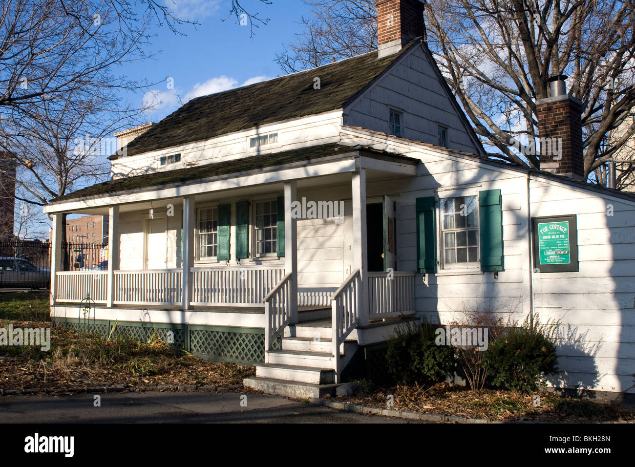 PoE Cottage, Fordham Bereich der Bronx, NYC Stockfoto