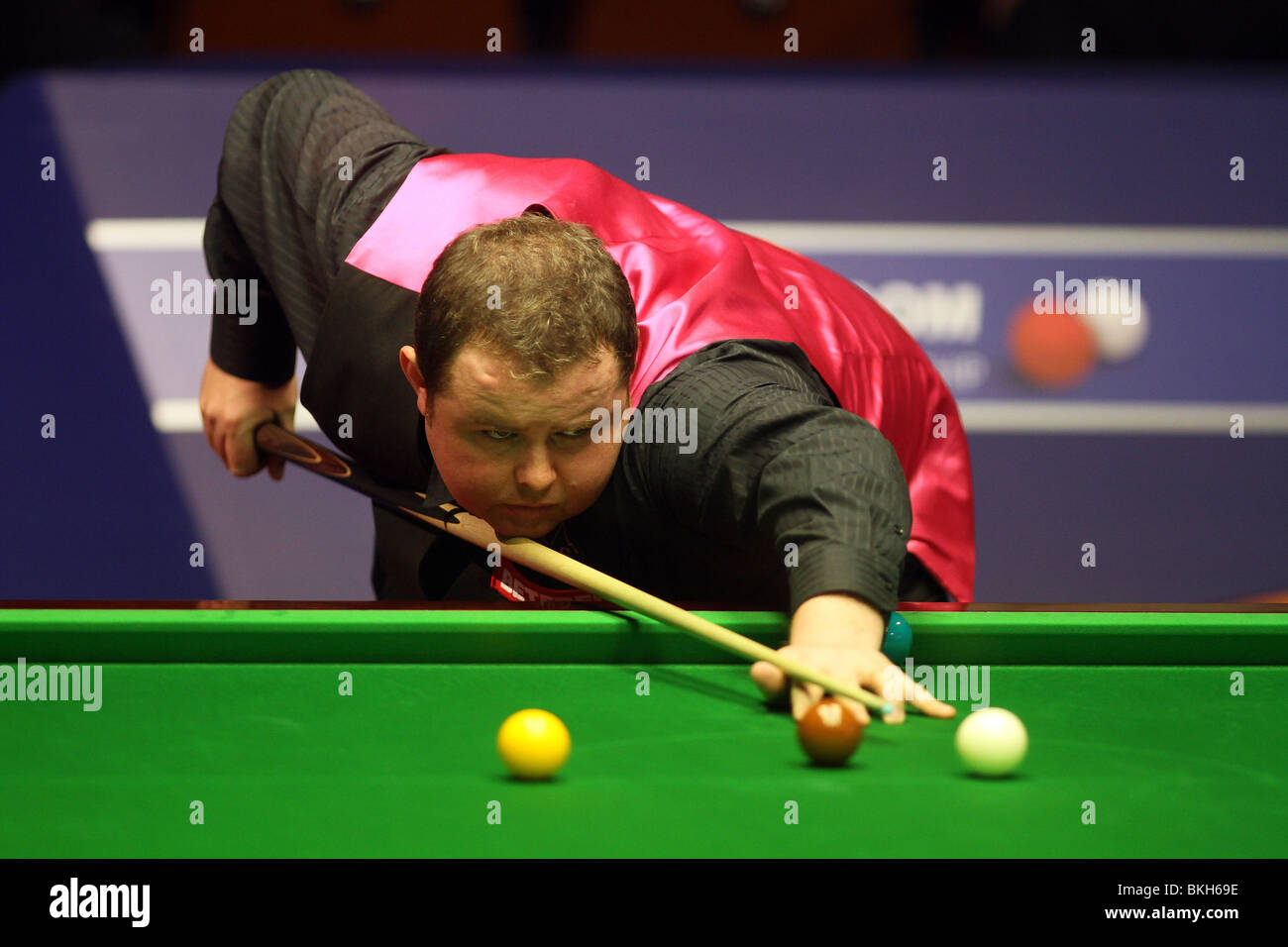 STEPHEN LEE WORLD SNOOKER CHAMPIONSHIP der Tiegel SHEFFIELD ENGLAND 21. April 2010 Stockfoto