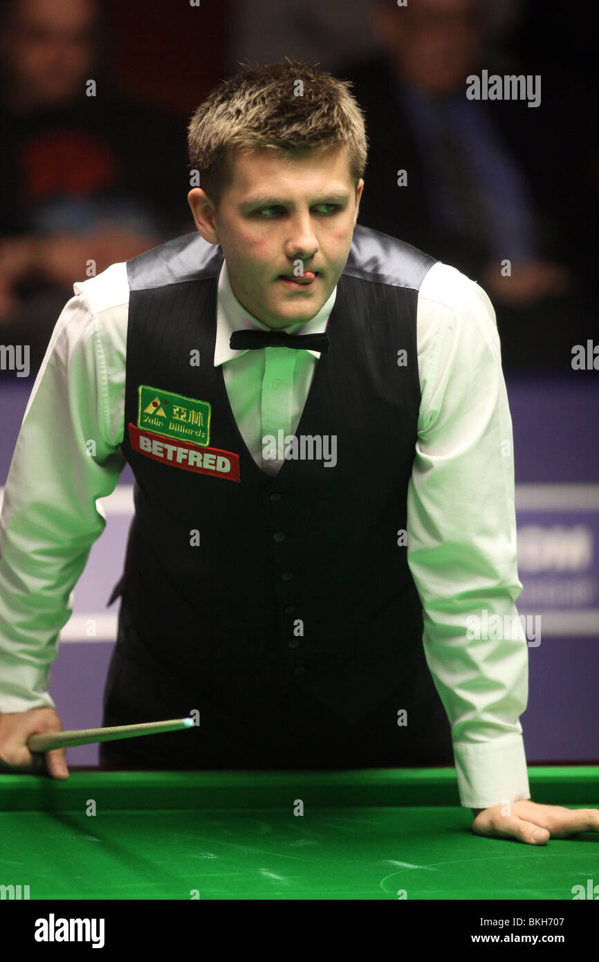 RYAN DAY WORLD SNOOKER CHAMPIONSHIP der Tiegel SHEFFIELD ENGLAND 21. April 2010 Stockfoto
