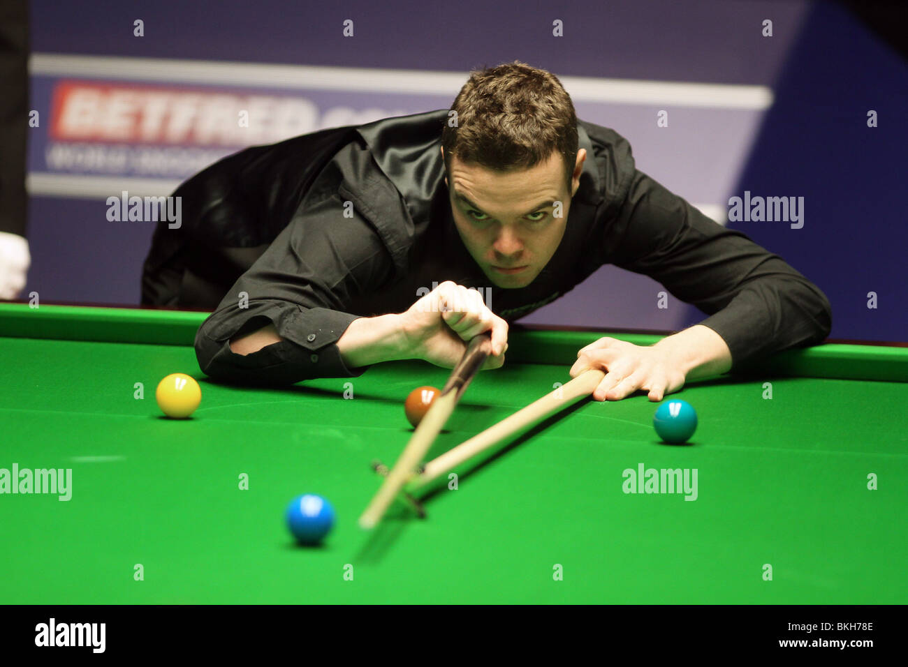 JAMIE COPE WORLD SNOOKER CHAMPIONSHIP der Tiegel SHEFFIELD ENGLAND 19. April 2010 Stockfoto