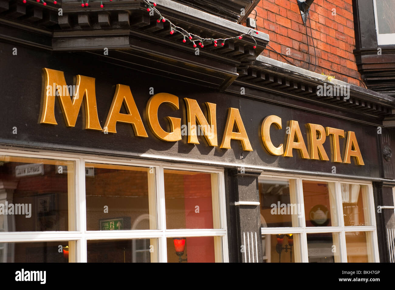 Magna Carta Lincoln UK Stockfoto