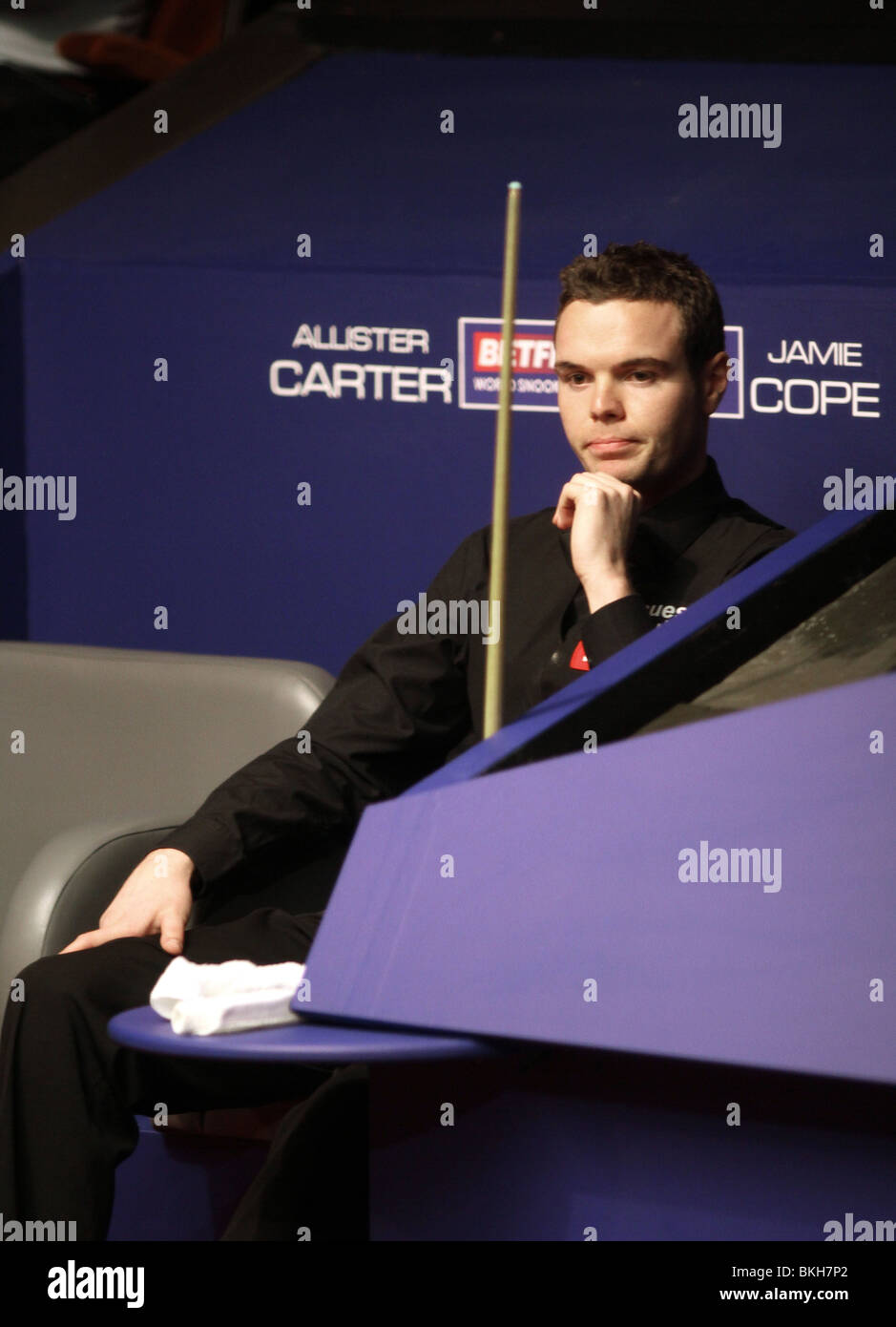 JAMIE COPE WORLD SNOOKER CHAMPIONSHIP der Tiegel SHEFFIELD ENGLAND 19. April 2010 Stockfoto