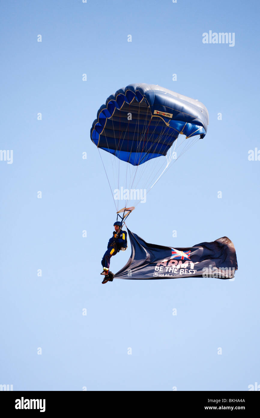 Armee-Fallschirmspringer Stockfoto