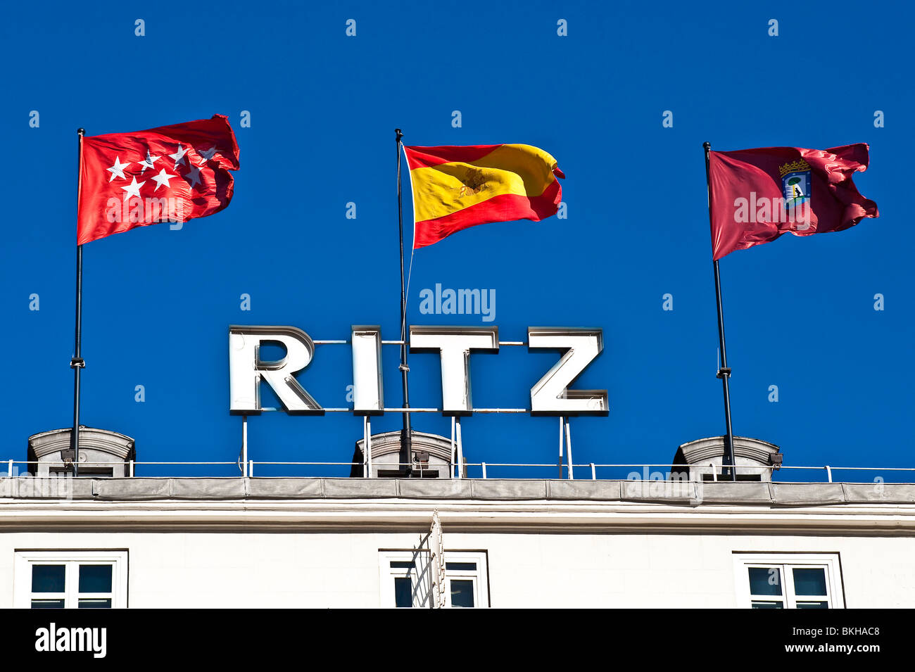 Ritz Hotel, Madrid, Spanien Stockfoto