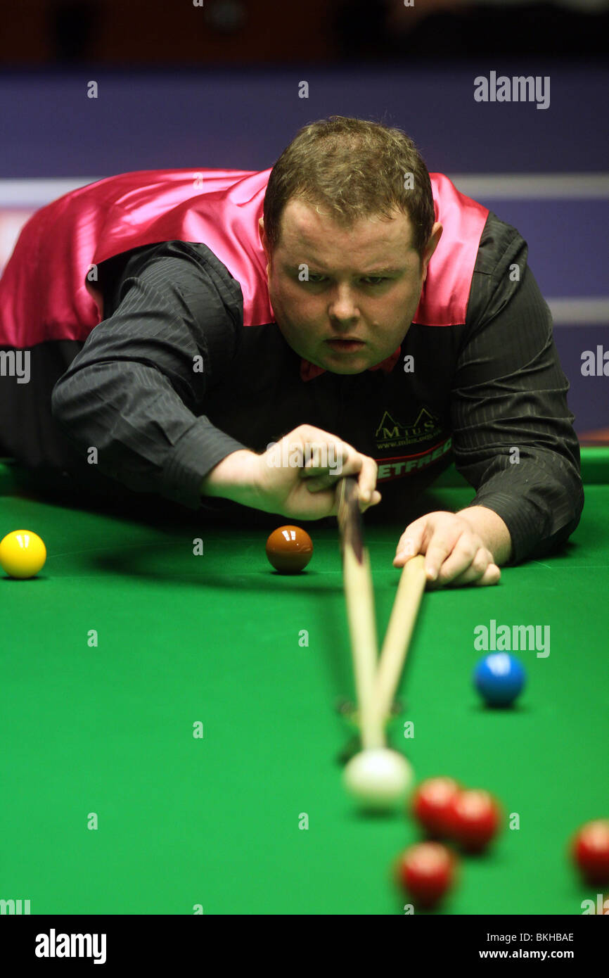 STEPHEN LEE WORLD SNOOKER CHAMPIONSHIP der Tiegel SHEFFIELD ENGLAND 21. April 2010 Stockfoto